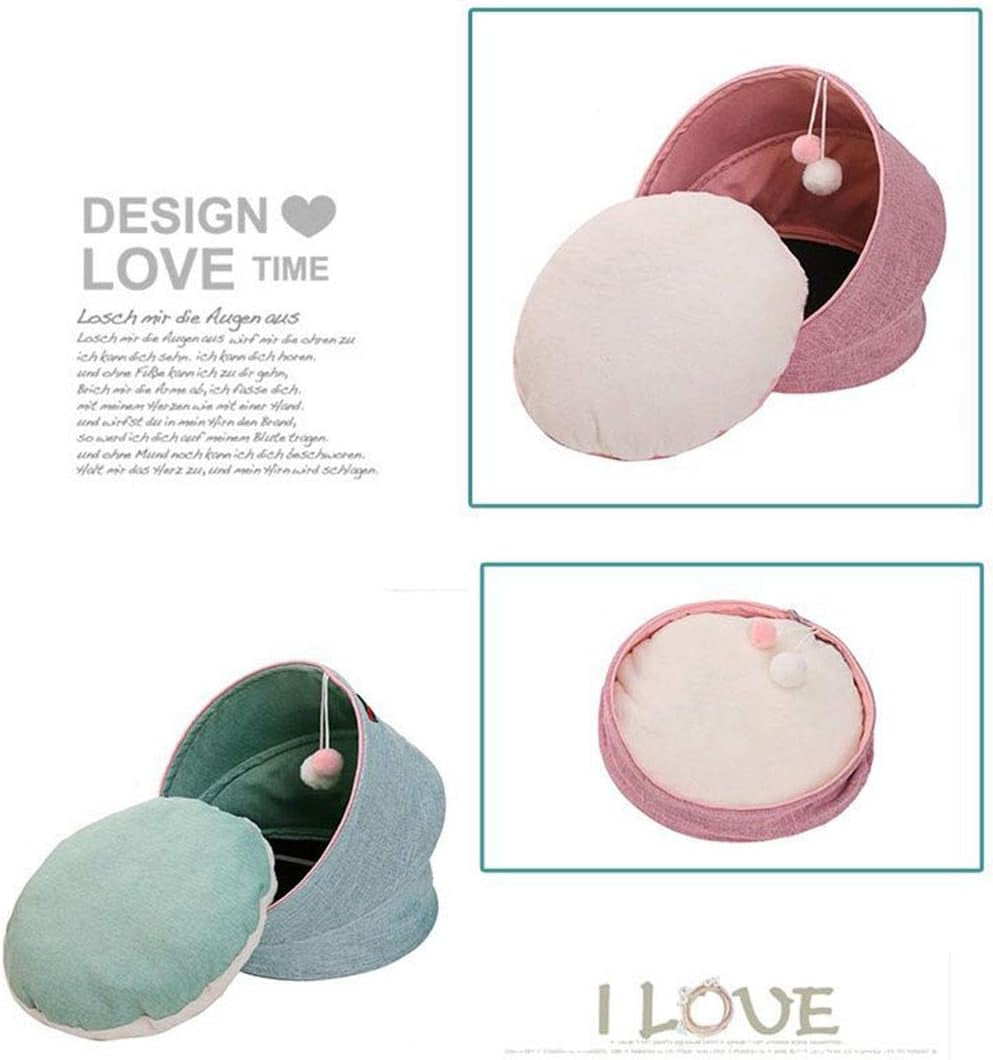 Dog Bed Calming Donut Cuddler, anti Anxiety Comfy Soft Pet round Bed, Plush Soft Cushion Mat Cat Comfy Marshmallow Sleeping Nest for Small Medium Dog (S-XL)