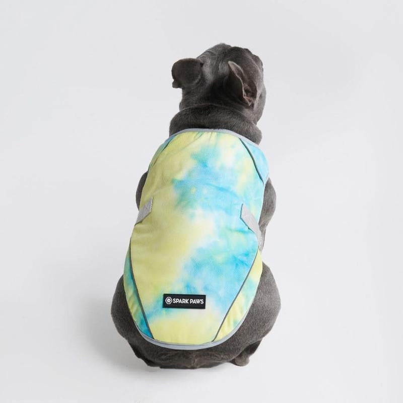 Spark Paws Chilltech Dog Cooling Vest - Summer Heat Relief, Lightweight, SPF 50 UV Sun Protection