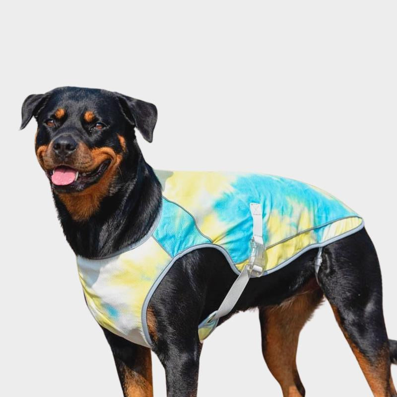 Spark Paws Chilltech Dog Cooling Vest - Summer Heat Relief, Lightweight, SPF 50 UV Sun Protection